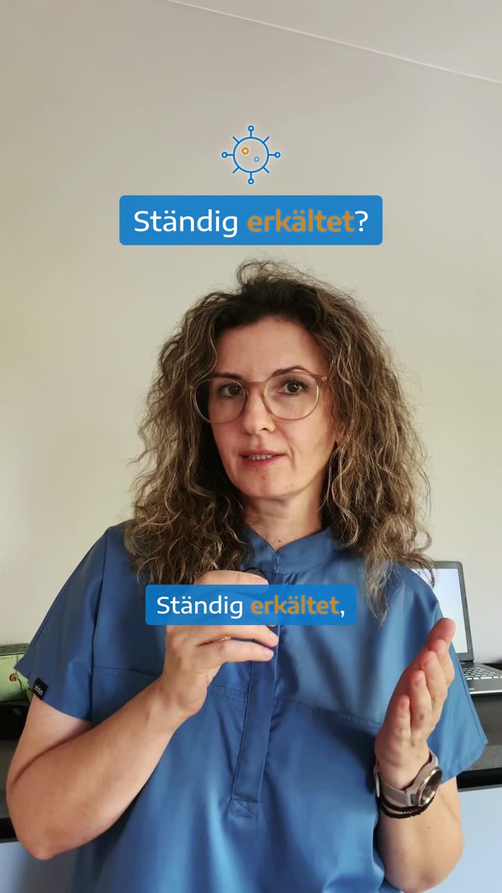 Vorschau: Ärztin erklärt, warum man ständig erkältet ist.